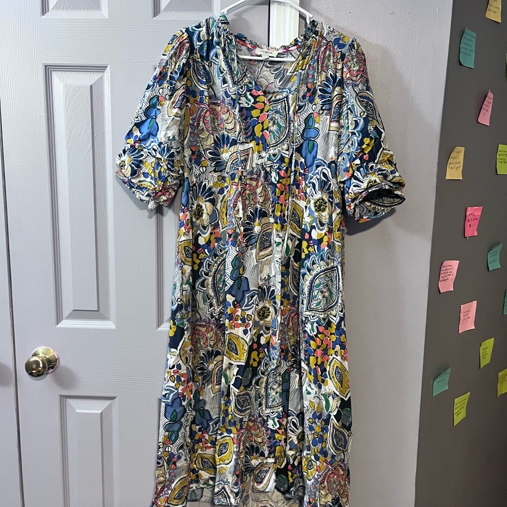 Umgee Multicolor Floral Dress